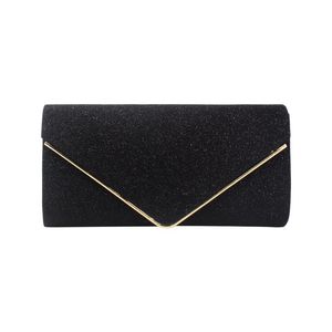 Evening Bags European American Style Clutch Lady Woman Girl Female Flash Material Shiny Envelope PursesEvening