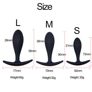 Massaggio piccolo Silicone Bulzt Plug SEX SEP SHOP 3 dimensioni giocattoli sessuali anali per principianti uomini e donne Buttplug Toys erotici per adulti