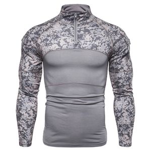 Männer Taktische Camouflage Athletische T-shirts Langarm Männer Militär Kleidung Combat Shirt Assault Armee Kostüm 220719