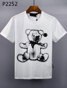 maglietta Magliette semplici Phillip Pla maglietta grafica da uomo designer Top Sell PP Skull Diamond Manica corta Dollar bear T-shirt di marca O-Collo Teschi di alta qualità top a31