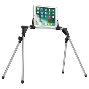 Katlanabilir Tablet Standı Telefon Tutucu Tembel Yatak Zemin Masası Tripod Üst Mount X 11 iPad 220401