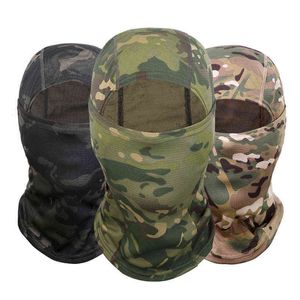 Maschera invernale Soldato Camouflage Ninja Riding Anti-terrorismo MC Sciarpa a prova di sabbia L220530