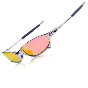 Outdoor Eyewear Mtb Sport Riding Cycling Sunglasses Metal Frame Polarized Cycling Glasses Men Sunglasses UV400 Glasses Cycling Eyewear Sport T220728