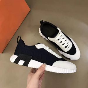 Toppkvalitet studsande sneakers skor för män teknisk duk mesh getskinn sport ljus ensamma tränare Italien varumärken mäns casual promenad eu38-46.box