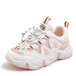 Kids Sneakers 2022 Spring Sport Buty dla dużych dla dzieci buty dla chłopców Dzieci Buty oddychające bez poślizgu Teen Girl 3-12 13 rok G220517