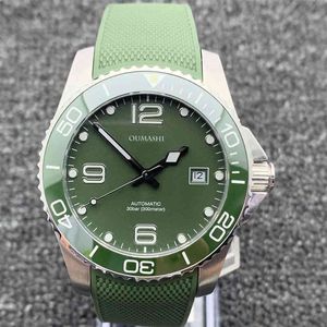 Luxusuhr Date GMT Herren-Automatikuhr 41 mm Miyota 8215 Uhrwerk Keramiklünette Saphirglas Mechanisch leuchtende wasserdichte Schwimmuhr