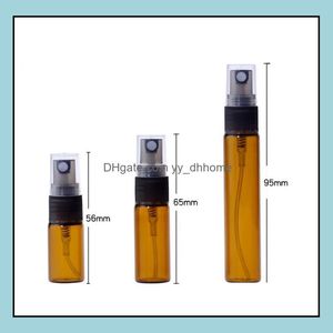 Packing Bottles Office School Business Industrial Wholesale Eco Friendly L 5Ml 10Ml Glass Spray Amb Dhfir