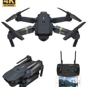 E58 Drone 4K HD Professional Camer Wifi FPV Inklapbare RC Quadcopter Helicopter Toy voor Jongensvlak 220321