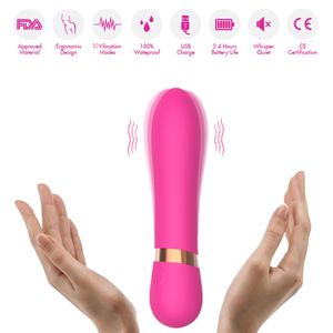 10 Frequencies G Spot Vibrators Adult Games sexy Toys For Women Fast Orgams USB Charging Clitoris Stimulator Erotic Masturbators