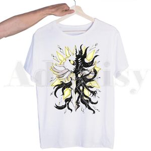 Camisetas masculinas Novidade Hollow Knight Games Cartoon Fashion Tshirts Men Tamart Top Top Tees Streetwear Harajuku Funnymen's