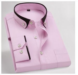 Spring commercial easy care shirt male oversize long-sleeve fashion formal high quality plus size M-5XL