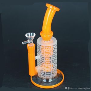 Narghilè di colore americano Tonardo inebriante in linea perc pipe ad acqua in vetro fumatori bong dab rig tubi di cera piattaforme petrolifere bong colorato