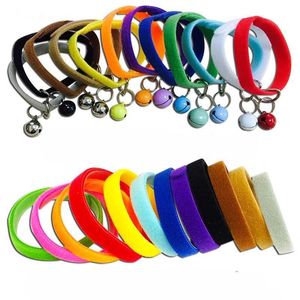 Colarinho de cachorro colares de 12 pcs colar de idiota com sinos de identificação ajustável Whelping para pet small baby gatit gat band