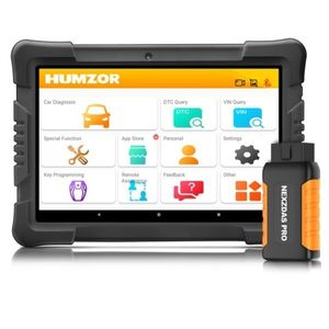 Låssmed levererar Humzor Nexzdas Pro Bluetooth 9.6INCH Tablet Fullständigt system Auto Diagnostic Tool OBD2 Scanner Car Code Läsare med Immo / ABS / EPB / SAS / DPF / Oljeåterställning