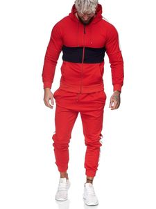 Men's Tracksuits Peças conjuntos de traje de pista de moletons com capuz calças de moletom com capuz de capuz de capuz Sports