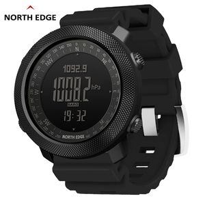 NORTH EDGE Altimeter Barometer Compass Men Digital Watches Sports Running Clock Climbing Hiking Wristwatches Waterproof 50M 220421