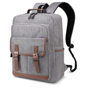Bolsas escolares Bolsa de lapso de laptop de mochila masculina