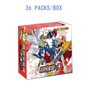 New Digimon Adventure Anime Flash 3D Card Metal Garurumon Play Against Board Game Collection Cartoon Character Battle Card Gifts G220311