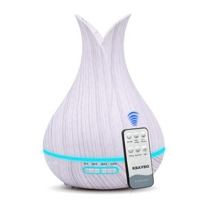 400ml Air Humidifier Essential Oil Diffuser Aroma Lamp therapy Electric Mist Maker for HomeWood Y200111