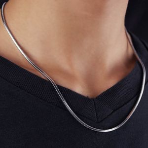 Naszyjnik damski dla kobiet łańcuch węża ze stali nierdzewnej naszyjniki prezenty dla kobiety akcesoria modny naszyjnik typu choker naszyjnik hip hop biżuteria