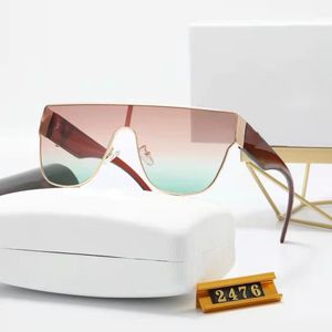 ￓculos de luxo de ￳culos de sol designer ￓculos de sol de ￳culos ao ar livre PC Moda Moda Ladies Glass Men e mulheres ￳culos unissex 8 cores por atacado