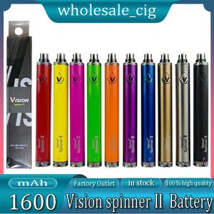 Wholesale top electronics for sale - Group buy Electronics Batteries Vision Spinner S IIIS mAh Battery Variable Voltage V V Top Twist USB Passthrough ESAM T For Thread Atomizer Tank3