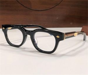 새로운 패션 디자인 광학 안경 광장 두꺼운 판자 프레임 간단한 인기 클래식 스타일 다목적 안경 투명 렌즈 최고 품질 JENNA TALL YEA