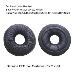 Oryginalne akcesoria do zestawu słuchawkowego OEM Okładki poduszki do ucha do Plantronics Supraplus CS351 CS361 CS510 SAVI W710 W720 W410 W42 Zestaw zapasowy Foam Earmuffs Earpads