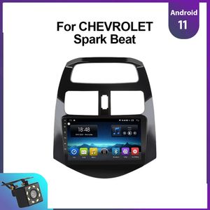 شاشة تعمل باللمس 9 بوصة Android 10 Car Video Radio Automotivo لـ Chevrolet Spark 2010-2014 Auto GPS Navigation
