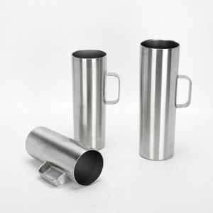 20oz 30 oz Duvar Vakum Yalıtımlı Sıska Tumbler Sap Straw Tall Slim Paslanmaz Çelik İçecek İçecekler için