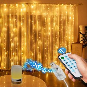 Smart Automation Modules Festoon String Light Fairy Garland Curtain Christmas Decor For Home Holiday Decorative Year LampSmart