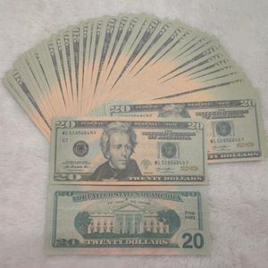 Kağıt Bebekler toptan satış-ABD Dollor Banknote Para Dolar Prop Kağıt Hediye Partisi Oyuncak Para Oyuncakları Sahte Çocuklar Yenilik Film DXWKB