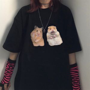 Rok Gift Summer T-Shirt Printing Gwinea Pig Hamtaro T-shirts Pet Pet Hamster Grup myszy szczura koszulka 220718