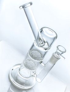 Glas Gb großhandel-Hochwertiger Bong Glashuka mit zwei Sinterscheiben und Turbo PERC Titan Nagel Quarz Rod Schüssel Sidecar Bohrer GB