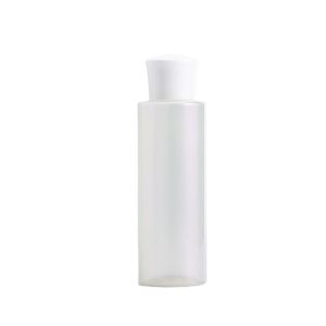 Packing Pearl White Forsted Bottle Flat Shoulder PET Material Whiteness Cover With Plug Empty Refillable Cosmetic Portable Packaging Container 120ml