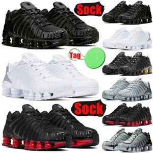Or Argent Platine achat en gros de shox TL r4 men women shoes triple white Silver Red Platinum Chrome Gold mens womens trainers sports sneakers runners