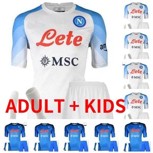Wholesale insigne napoli resale online - adult kids kit SSC Napoli Soccer Jerseys LOZANO OSIMHEN INSIGNE Football Shirt MAGLIA MERTENS VERDI MILIK Maillots de foot
