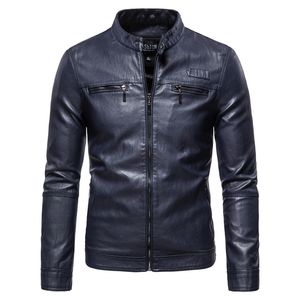 Roupas de marca Men Jackets Leather Men Jacket de alta qualidade Classic Motorcycle Jackets Cowboy Male e Casacos grossos S4XL 220816
