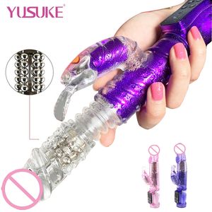 12 vibratori di coniglio di spinta a 12 velocità che rotano g spot vibrador masturbars femminile dildo giocattoli sexy per donne adulti18 prodotti prodotti