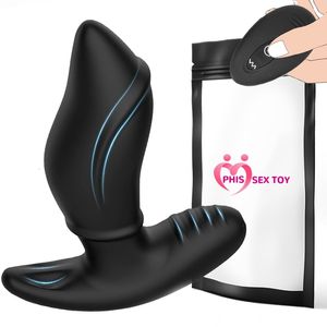 Sex Toy Massager iPhisi Anal Vibrator Prostate Massager Roller Balls Glid Butt Plug G-Spot Toys