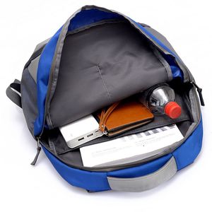 Damen Herren Outdoor-Ausflugstasche Nylon Student Schultasche Rucksack Computertasche