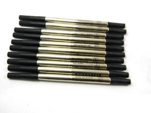 2021 10pcs metal parker azul de boa qualidade caneta de rollerball de 0,5 mm para artigos de papelaria grátis