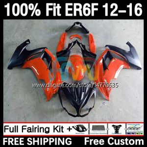 Обтекание плесени для инъекций для Kawasaki Ninja 650R ER-6F ER6 F ER 6F ER6F 12 13 14 15 16 Кузов 11dh.48 650-R 2012 2013 2014 2015 2012 650 R 2012-2016.