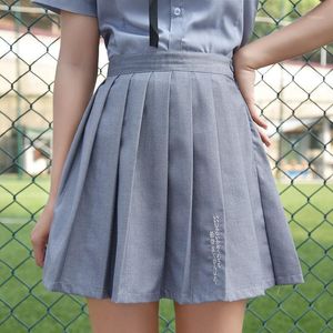 Saias kawaii meninas uniformes escolares Japão cintura alta plissada mini shorts esporte cosplay trajes para festa