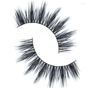 False Eyelashes Pair Handmade Black Luxurious 100% Real Mink Natural Thick Fake Eye Lashes Soft Long Makeup Extension ToolsFalse Harv22