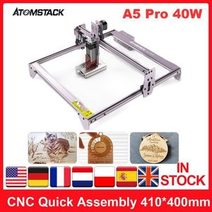 Принтеры A5 Pro 40W Обновление /A5 20W Laser Graver CNC Desktop Diy Crown Rutch Match