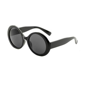 Mode överdimensionerade runda solglasögon Kvinnor Vintage Oval Lens Glasögon Män Solglasögon Skärmar Uv400