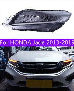 2 peças de luzes do carro dos pces para honda jade 20 13-20 19 lâmpadas principais led sinal de volta drl faróis de corrida de feixe alto