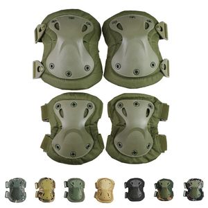 Taktisk knäskydd Elbåg CS Protector Protective Gear Airsoft utomhussportjakt Kneepad Safety Knee Pads