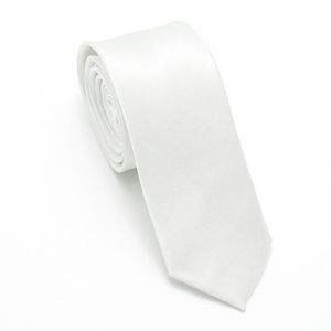 Puste sublimacja krawat dla mężczyzn solidne białe poliestrowe krawaty Blanki męskie krawaty na przyjęcia na wesele